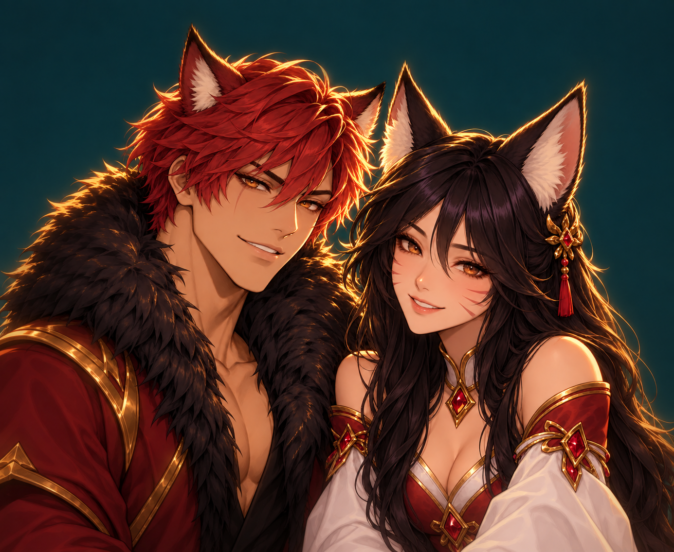 Sett and Ahri